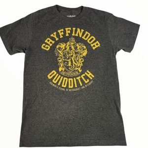 HARRY POTTER GRYFFINDOR MEN'S SMALL BROWN TEE